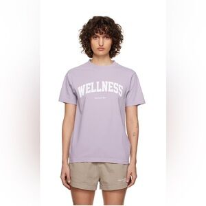 Sporty & Rich Purple 'Wellness Ivy' T-Shirt